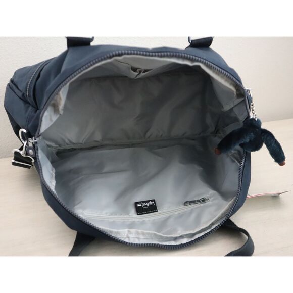 Kipling K15387-4DX Lg. True Blue Tonal Eugina Crossbody Satchel Travel Bag - Picture 13 of 13